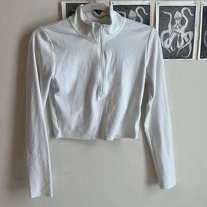 Aritzia Sunday Best Quarter Zip Top